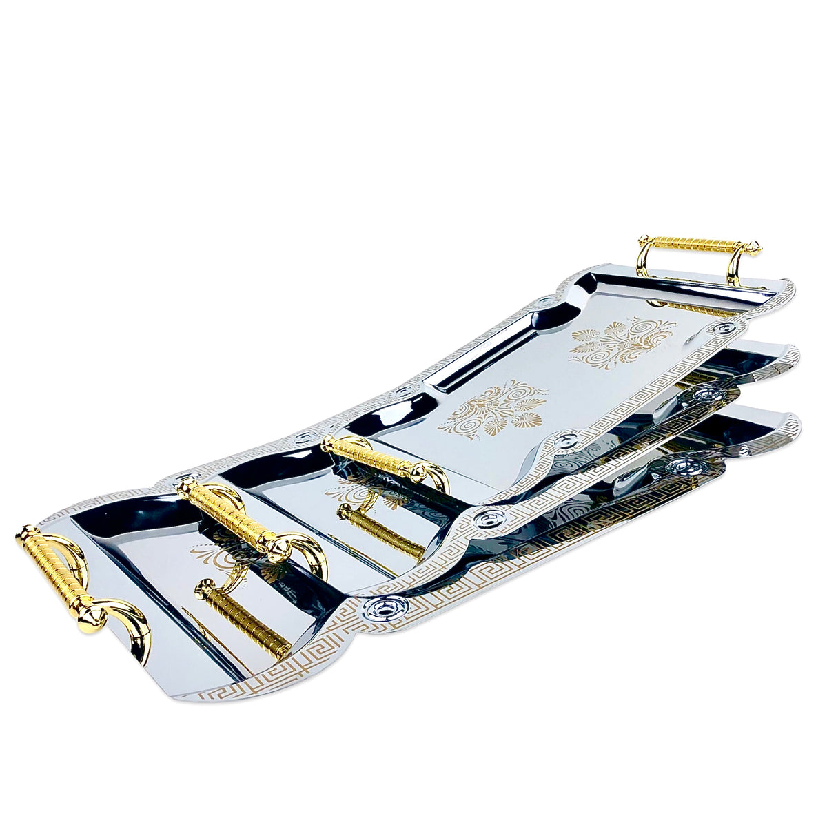 Silver Tray (Set Of 3)