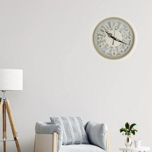 Wall Clock With Beige Border