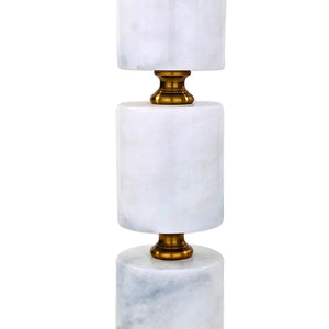 Vienna Marble & Brass Table Lamp