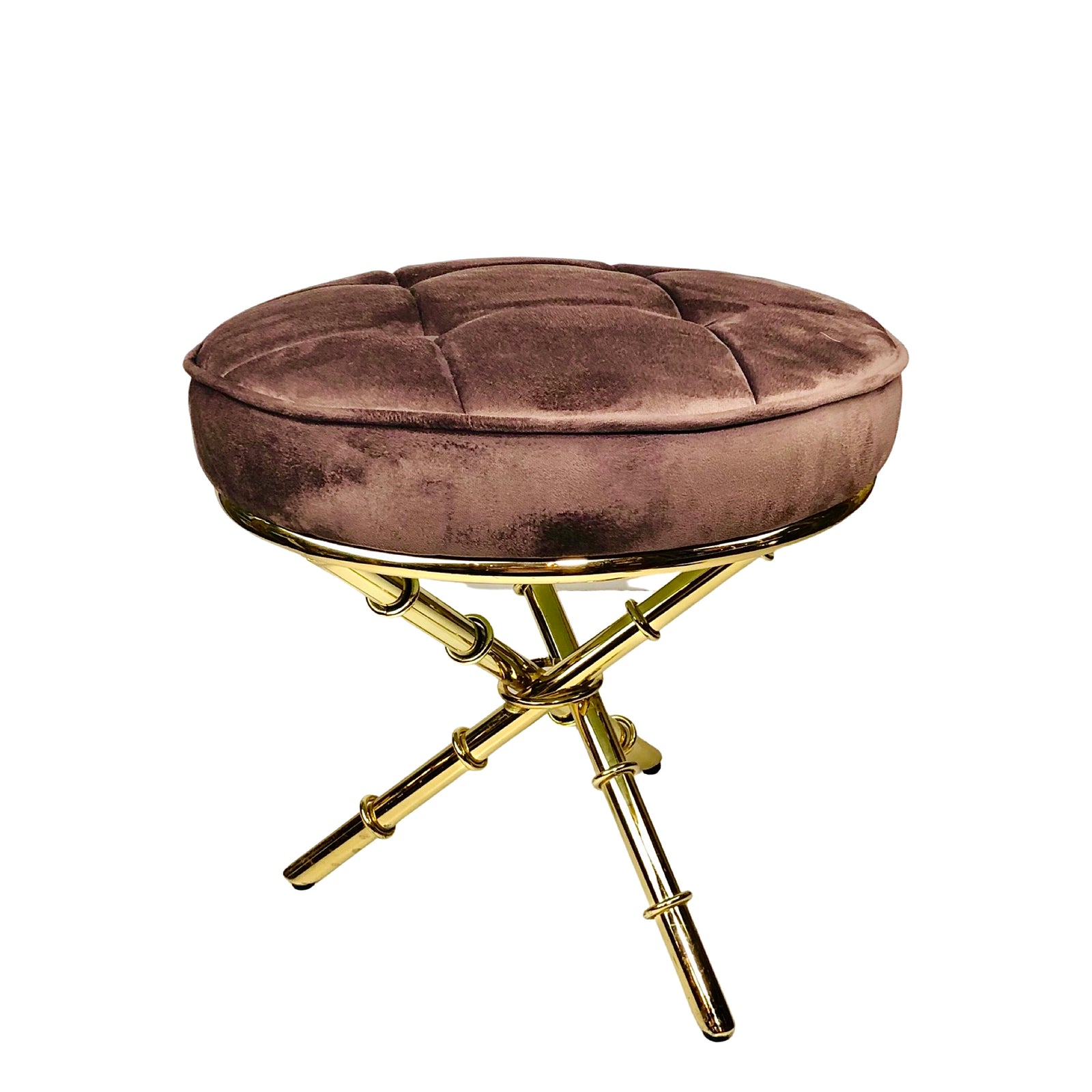 Crompton Ring TriPod Brass Stool