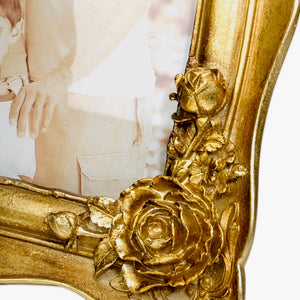 Royal Floral Gold Photo Frame