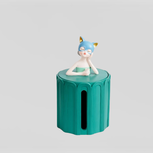 Pout Girl Tissue Box