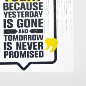 Enjoy Life Wall Quotation