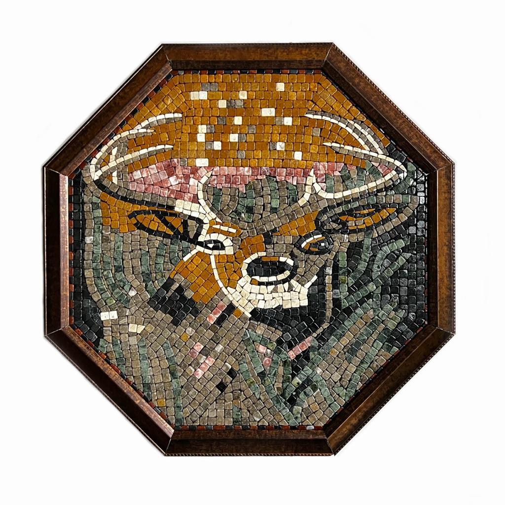 Barasingha Face Stoned Wall Mosaics (24" inches)