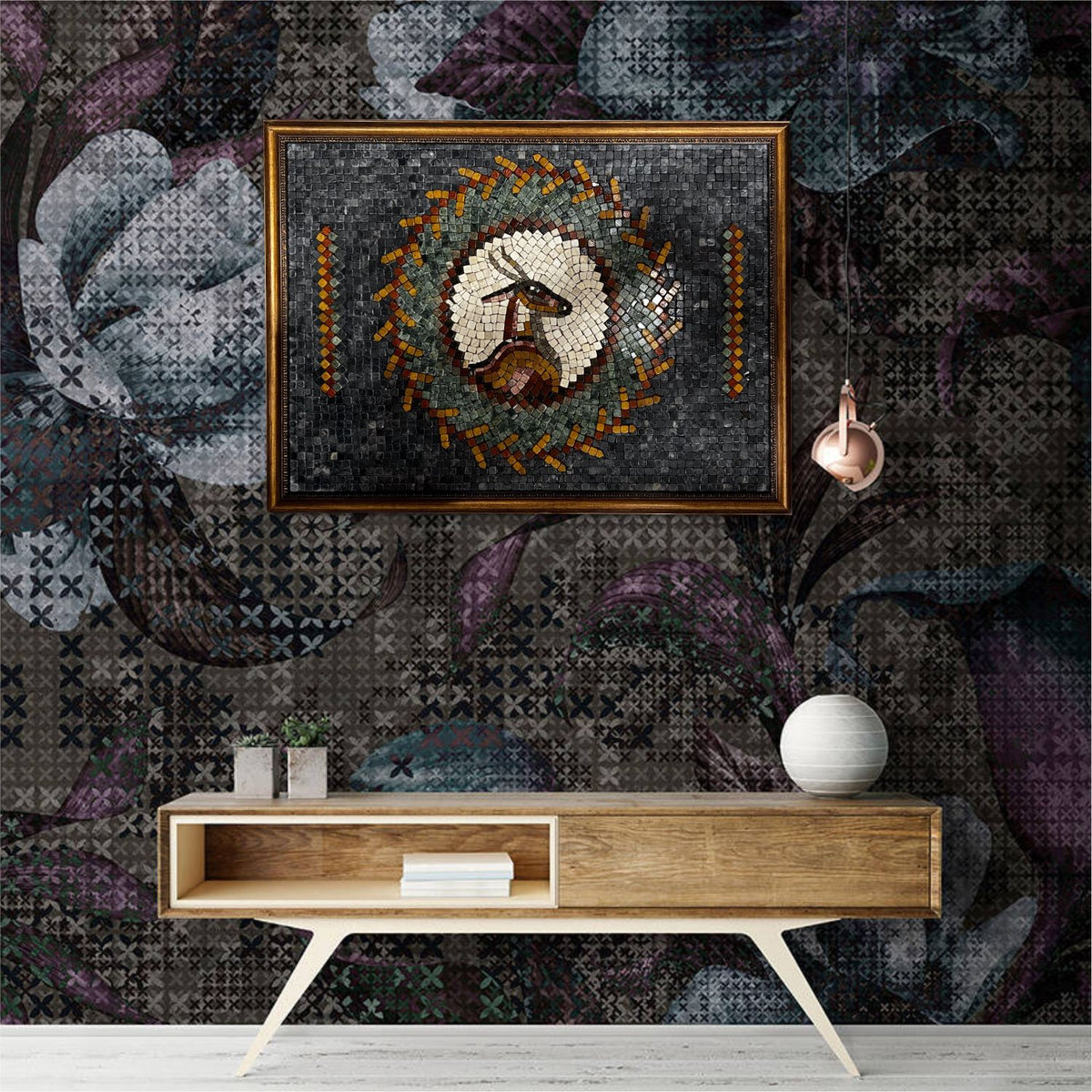 Markhor Rectangle Stoned Wall Mosaics