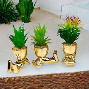 LAYING Pot Planter (Golden)