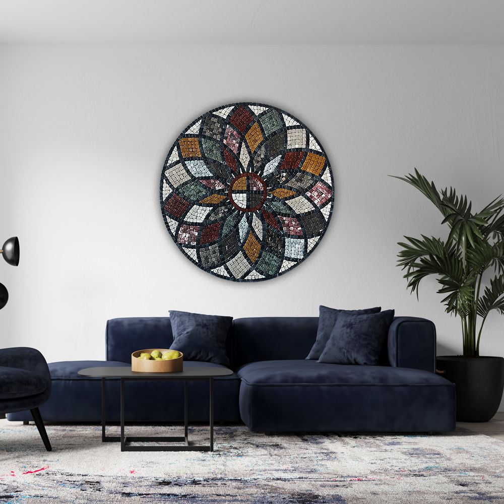 Colorful Traditioned Stoned Wall Mosaics (24" inches)