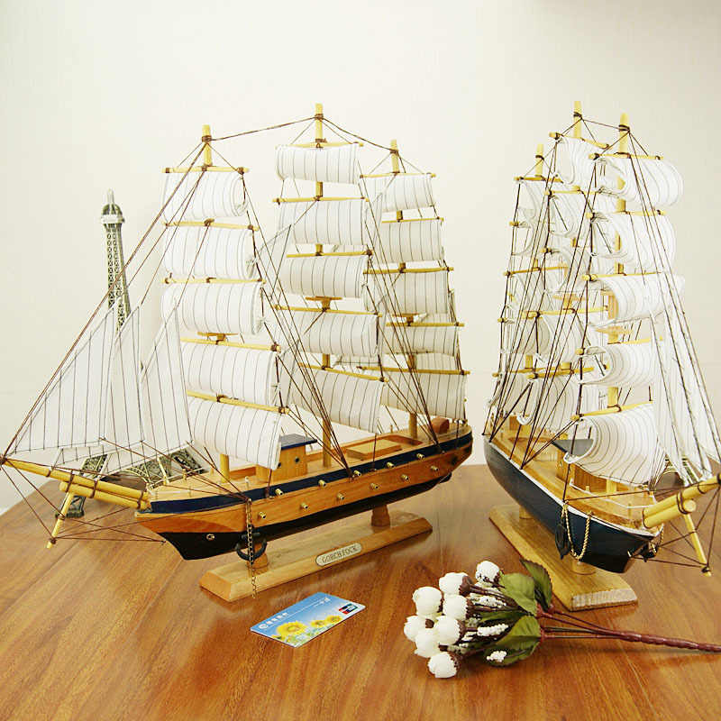 Decor Passat Tall Ship Detailed Wooden Model
