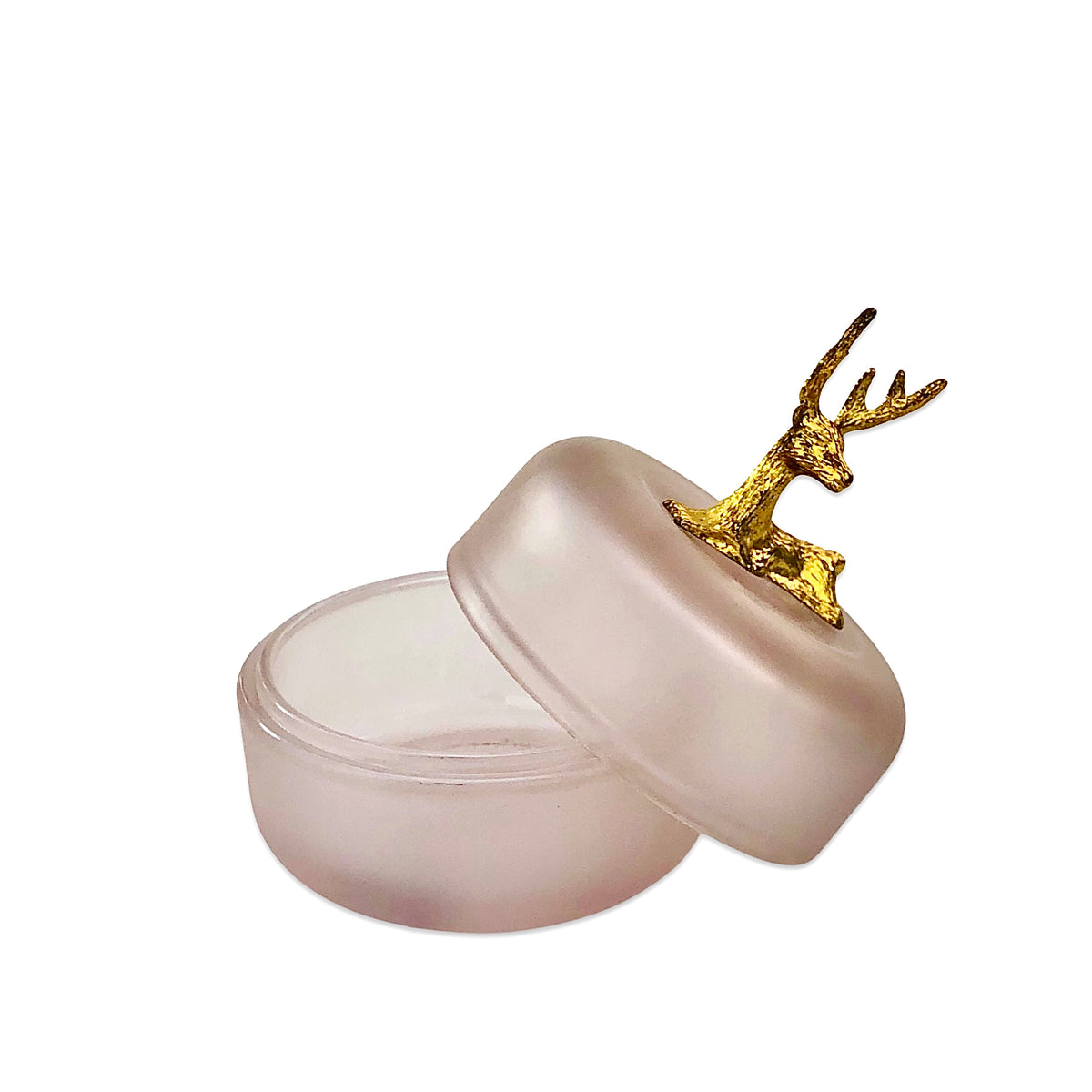 Deer Frosted Glass Candy
