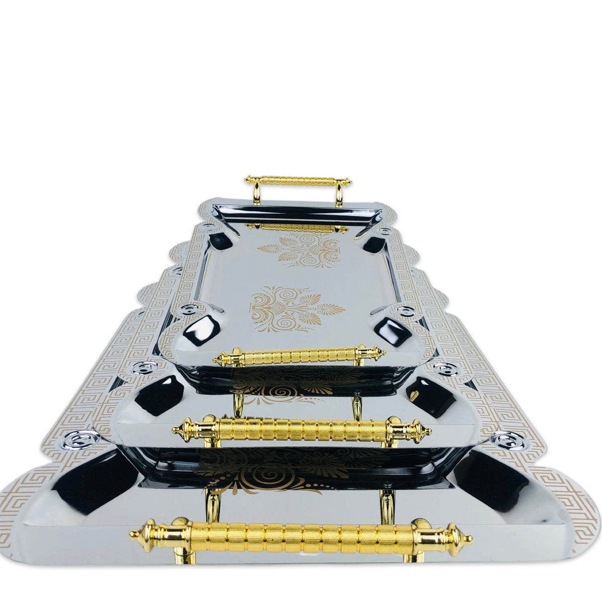 Silver Tray (Set Of 3)