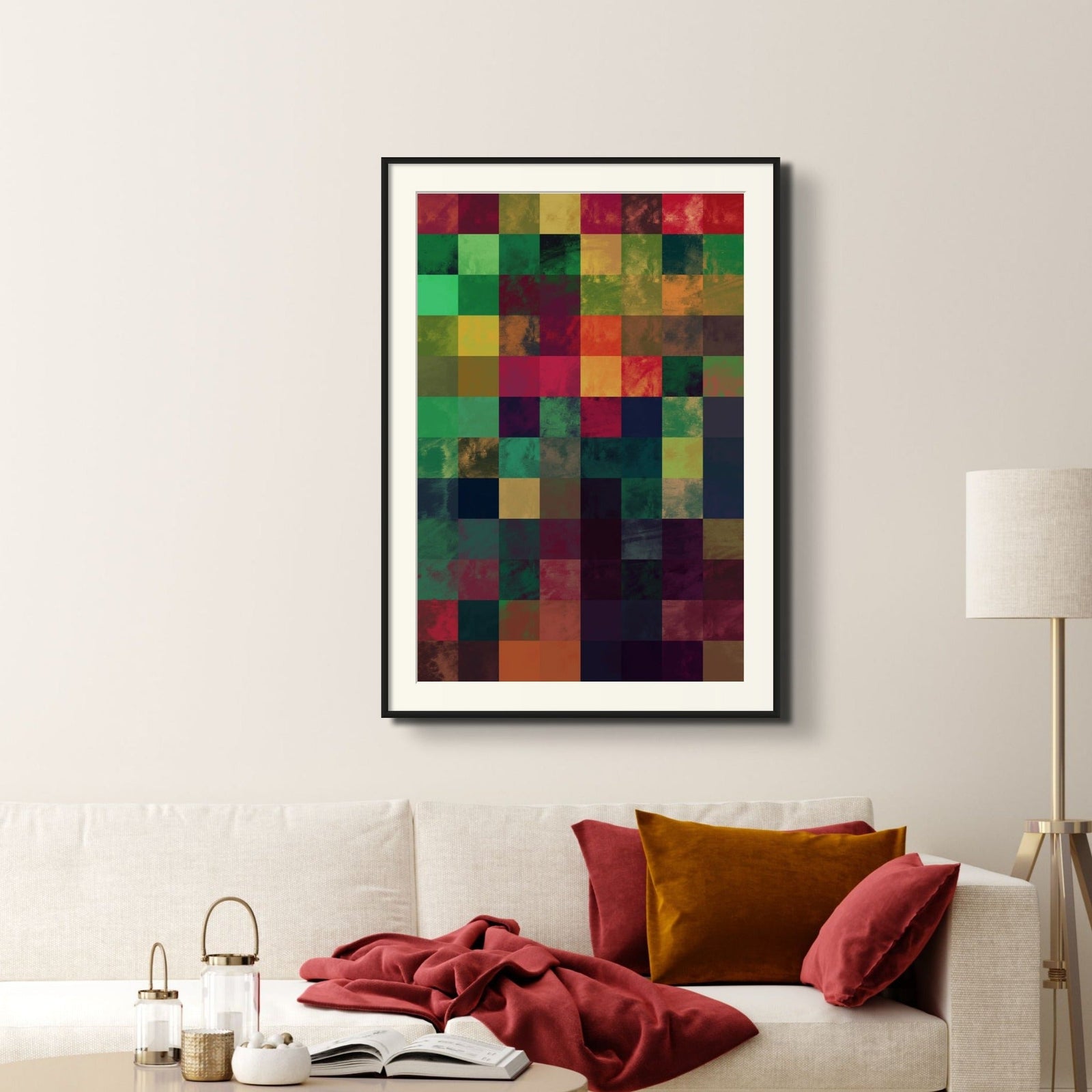 HUES COLLECTION KOSIMA ABSTRACT ART