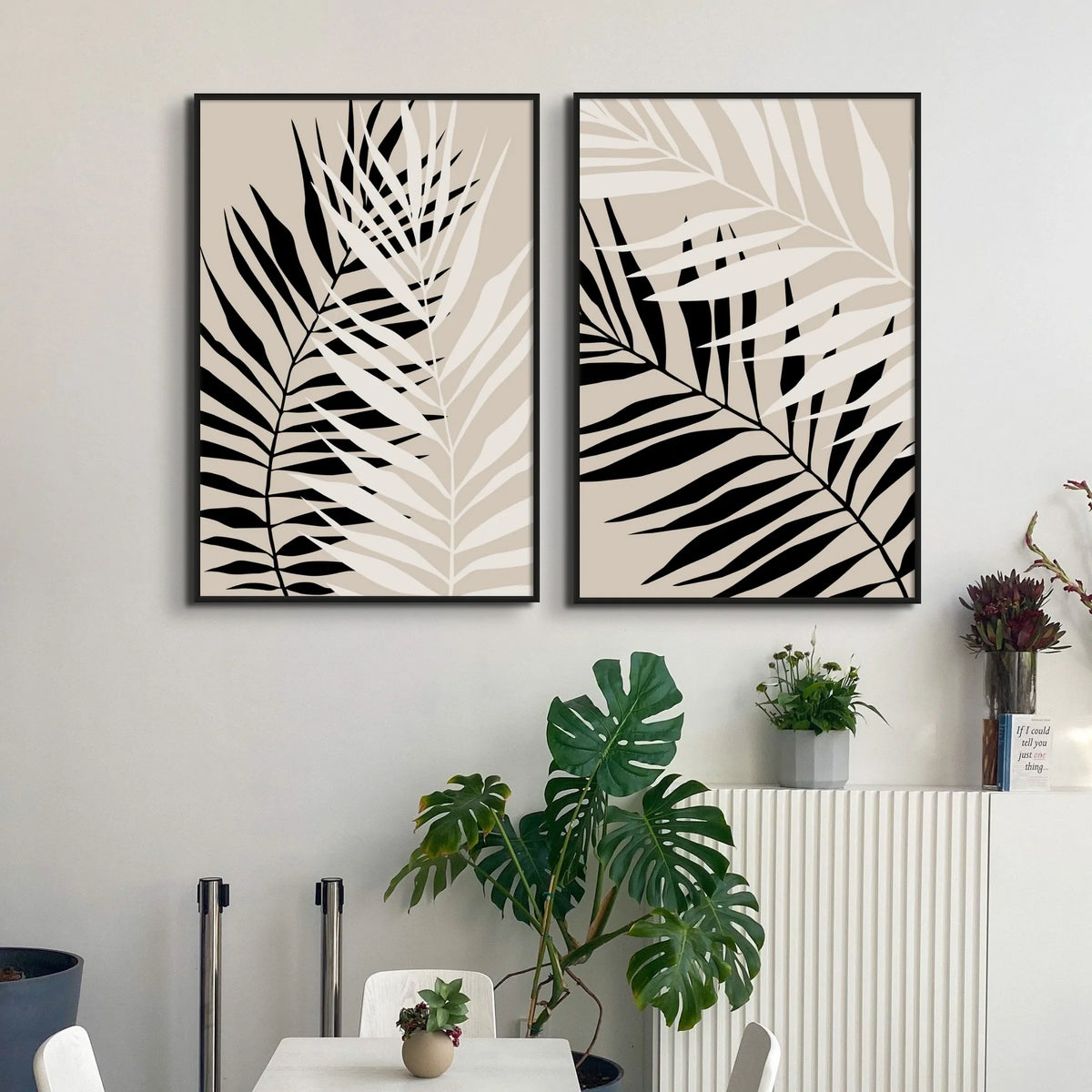 ABSTRACT FEUILLAS WALL GALLERY SET