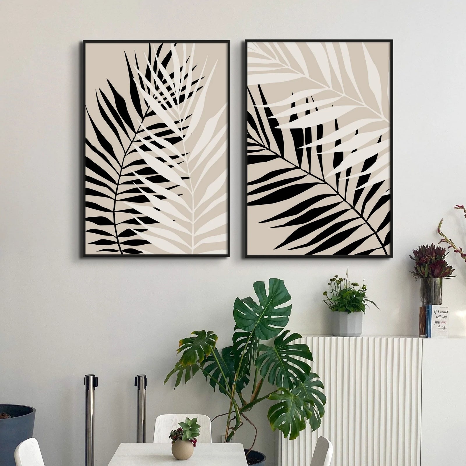 ABSTRACT FEUILLAS WALL GALLERY SET