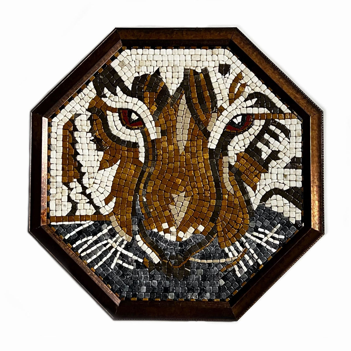 Sumatran Tiger Stoned Wall Mosaics (24" inches)