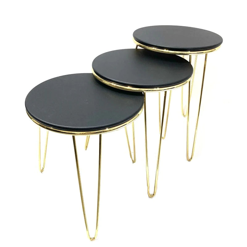 Black Nesting Coffee Table (Set of 3)