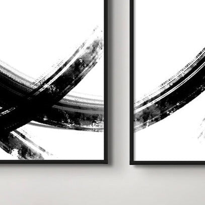 CRAZY STROKES WALL GALLERY SET