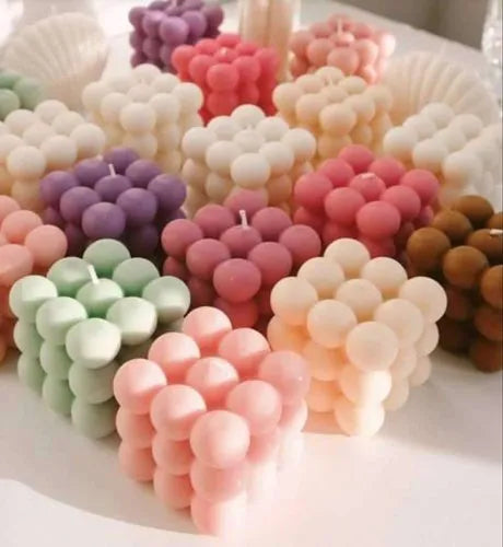 Pastel Bubble candle
