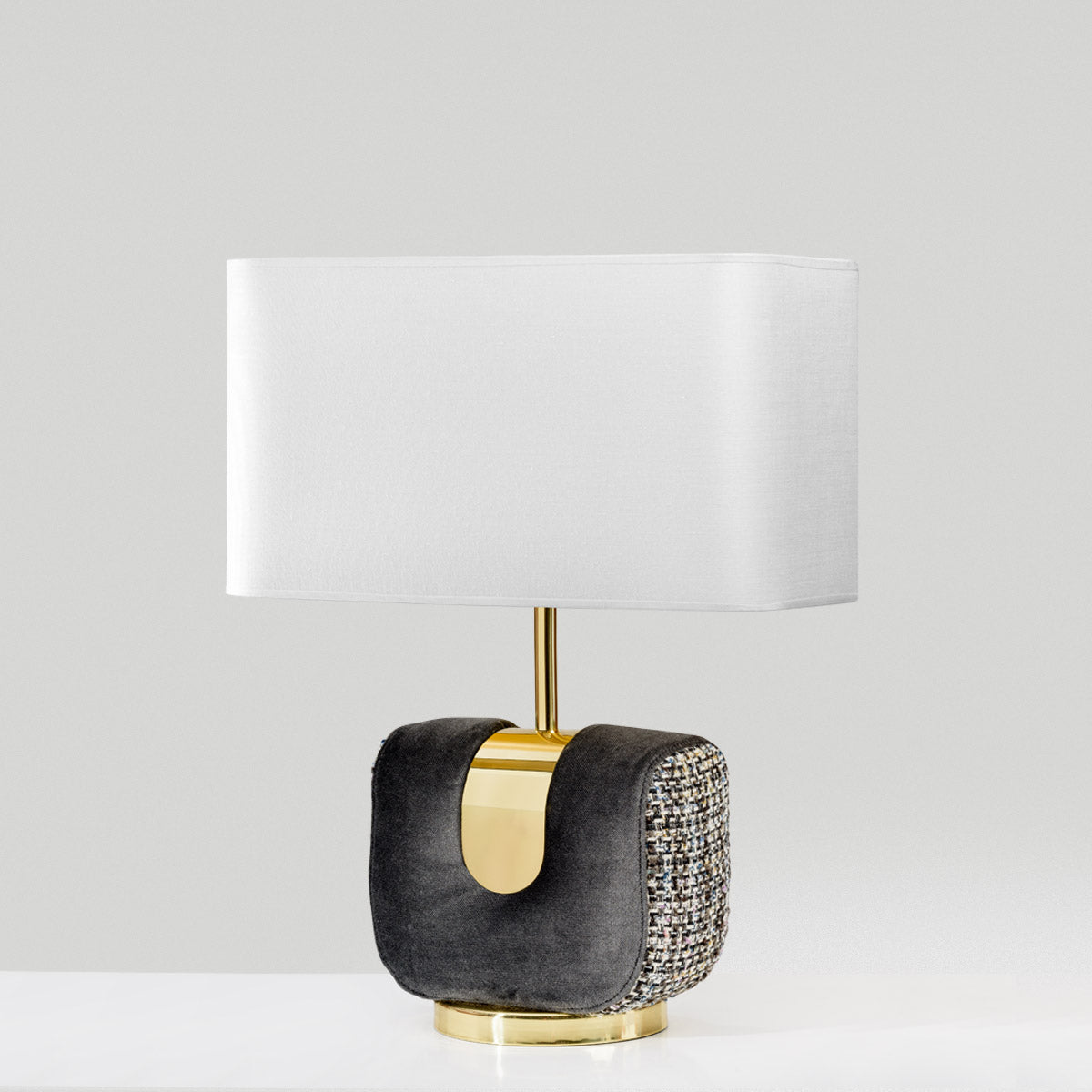 Allure Leather Table Lamp Pair