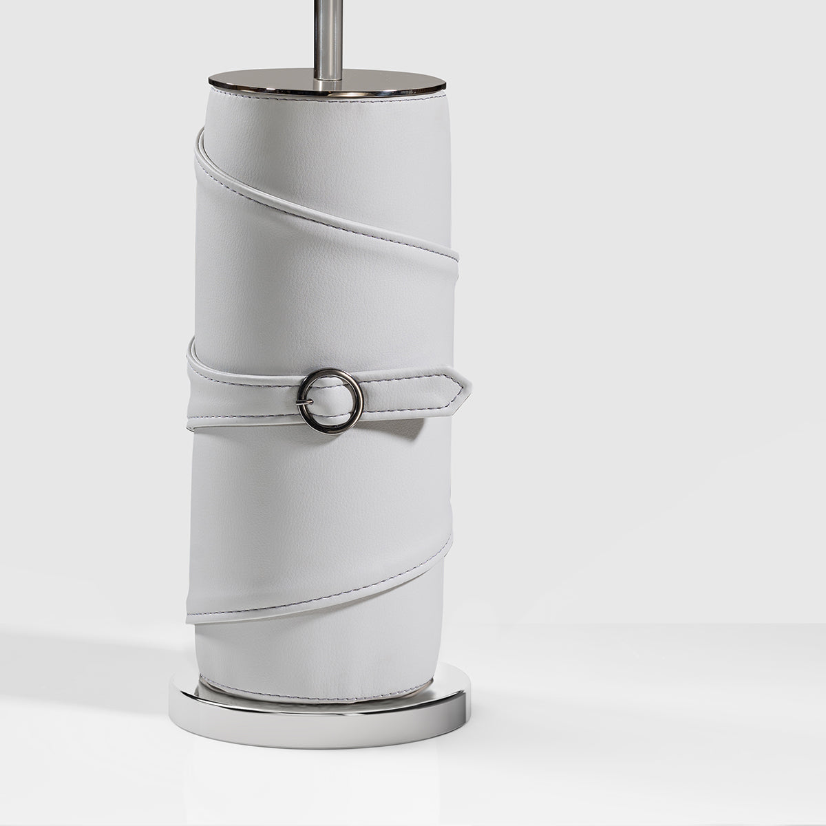 Belt Leather Table Lamp Pair