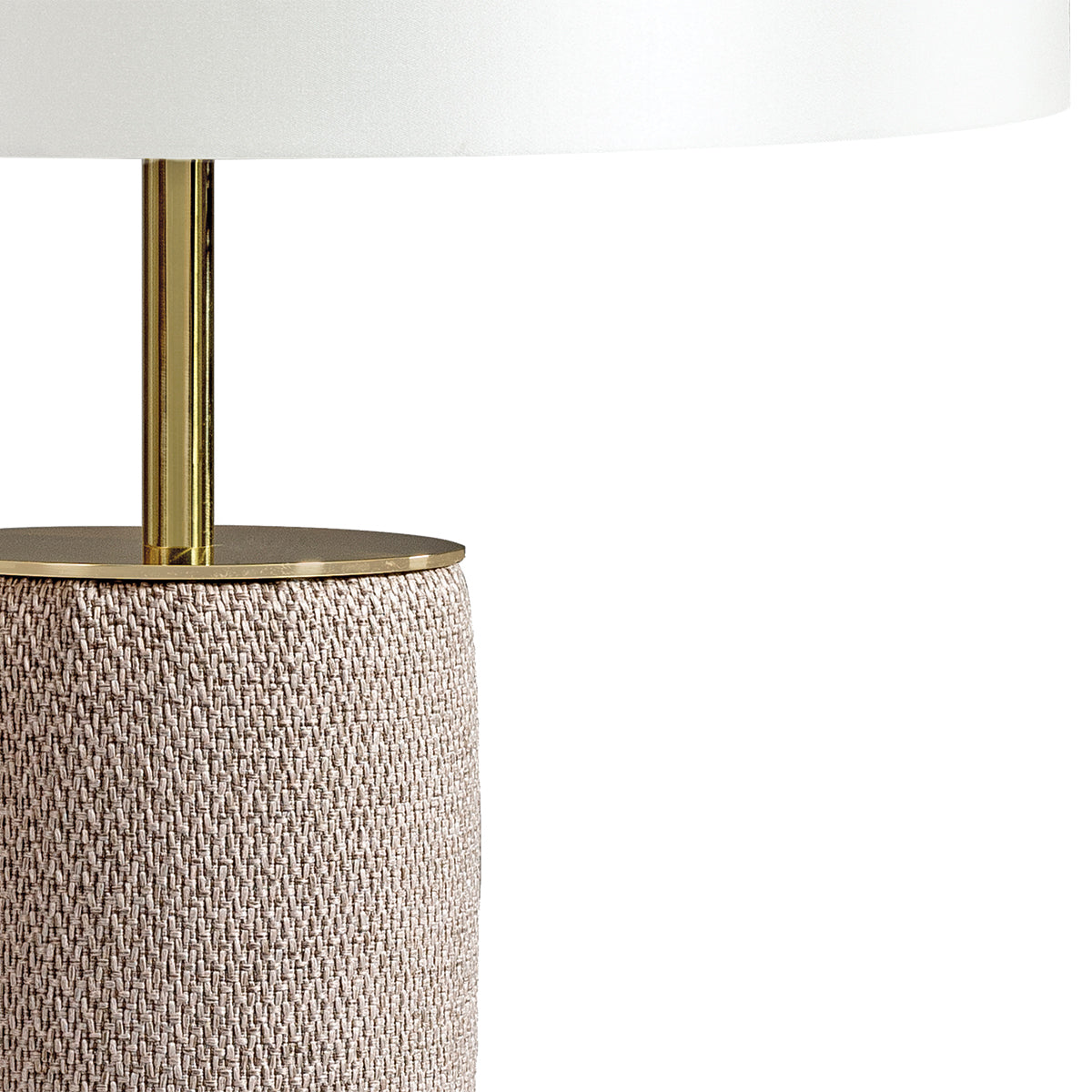 Dune Leather Table Lamp Pair