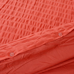 Soft Cotton Red Duvet Covers with Pillowcases
