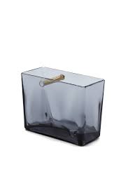 Biga Transparent Black Bathroom Set