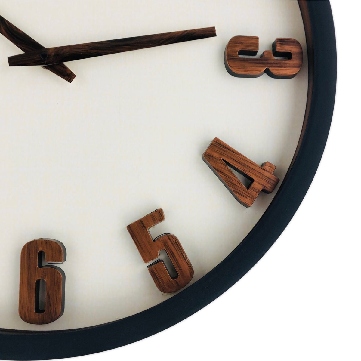 Black Border Wall Clock