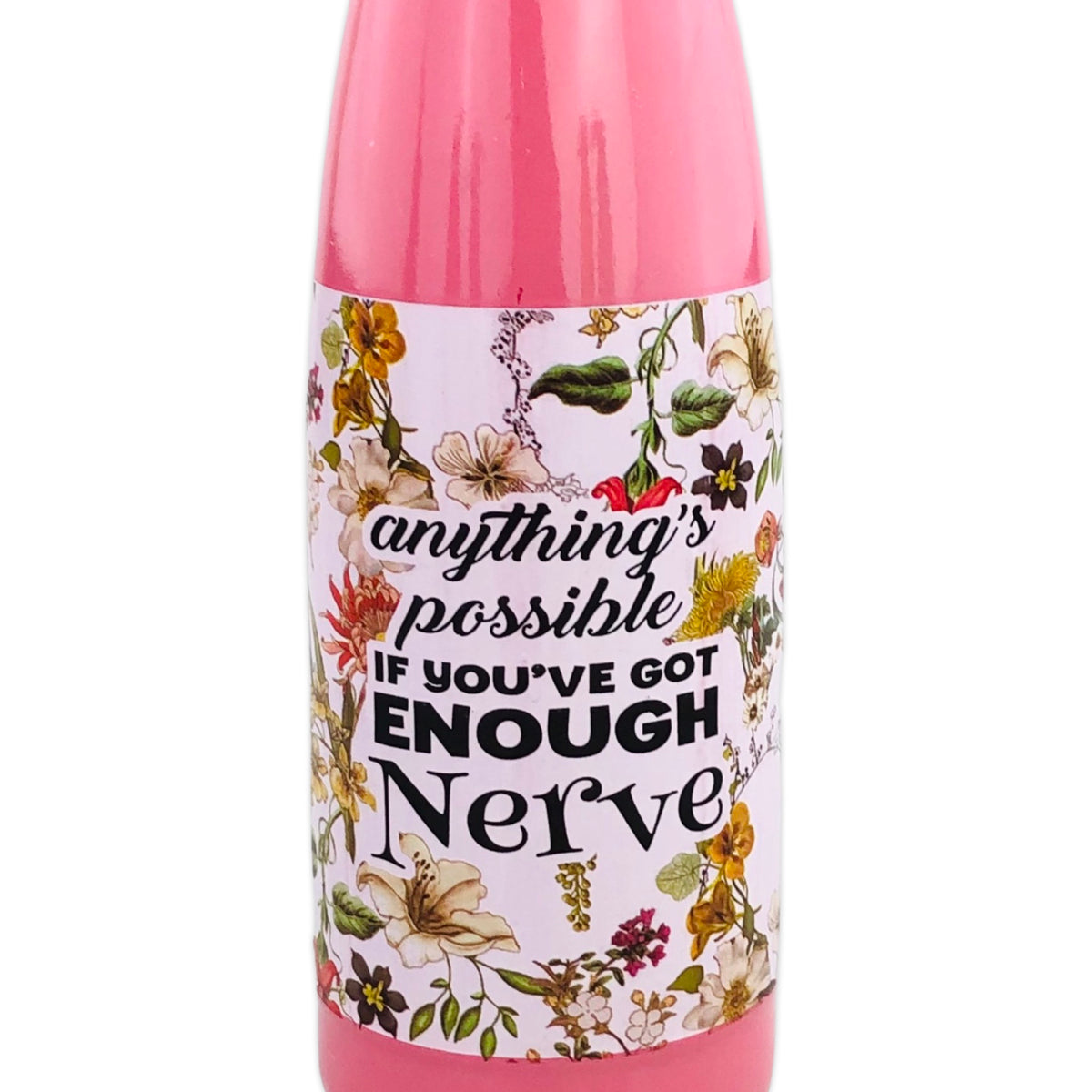 Kleeyo Colorful Glass Bottles With Quotation