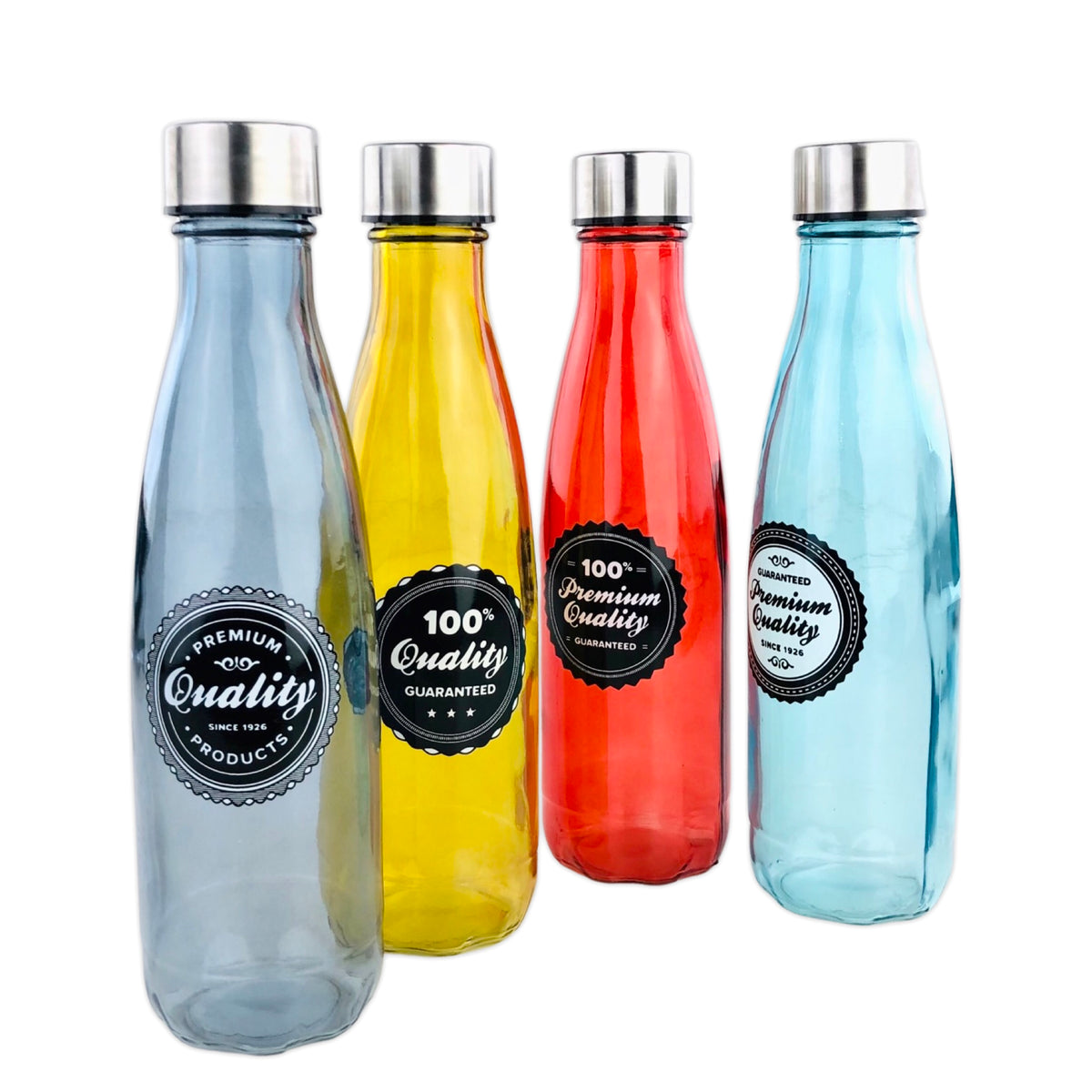Kleeyo Colorful Glass Bottles