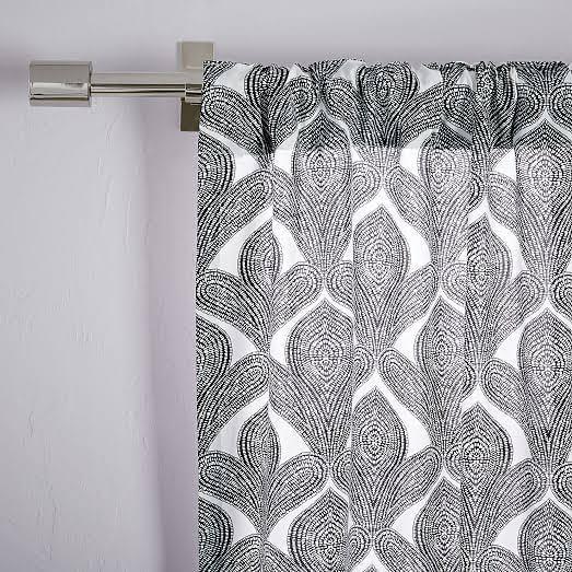 Fleur Printed by West Elm Curtain (2 Panels)