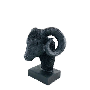 Decorative Black Stag Sculpture