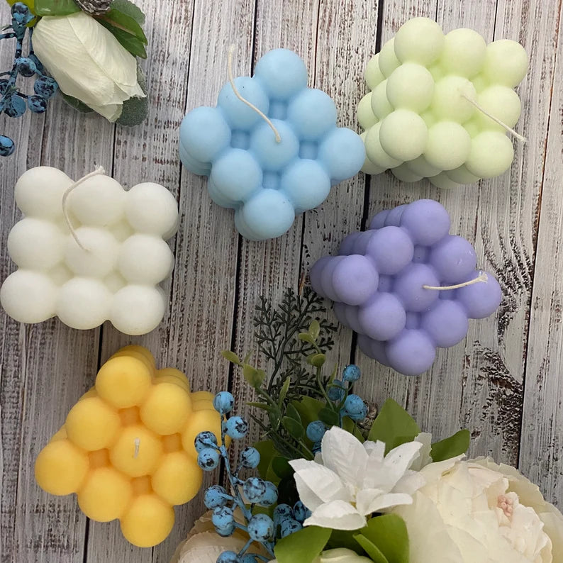 Pastel Bubble candle