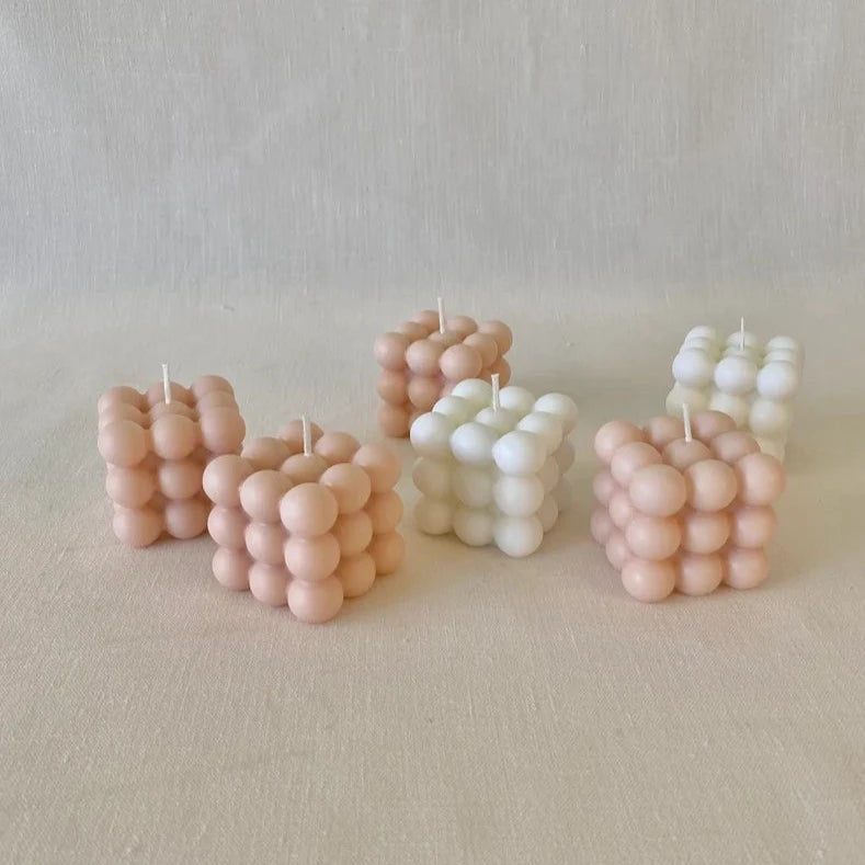 Pastel Bubble candle