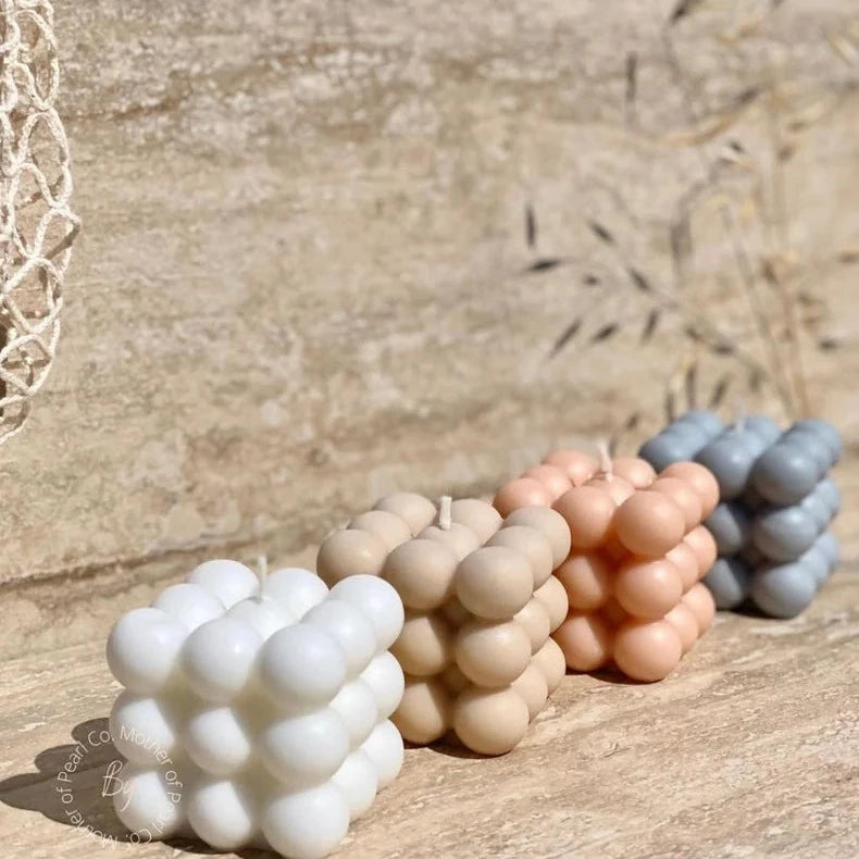 Pastel Bubble candle