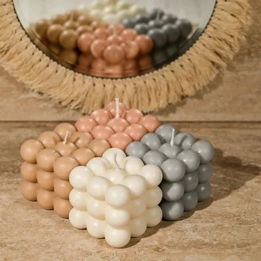 Pastel Bubble candle