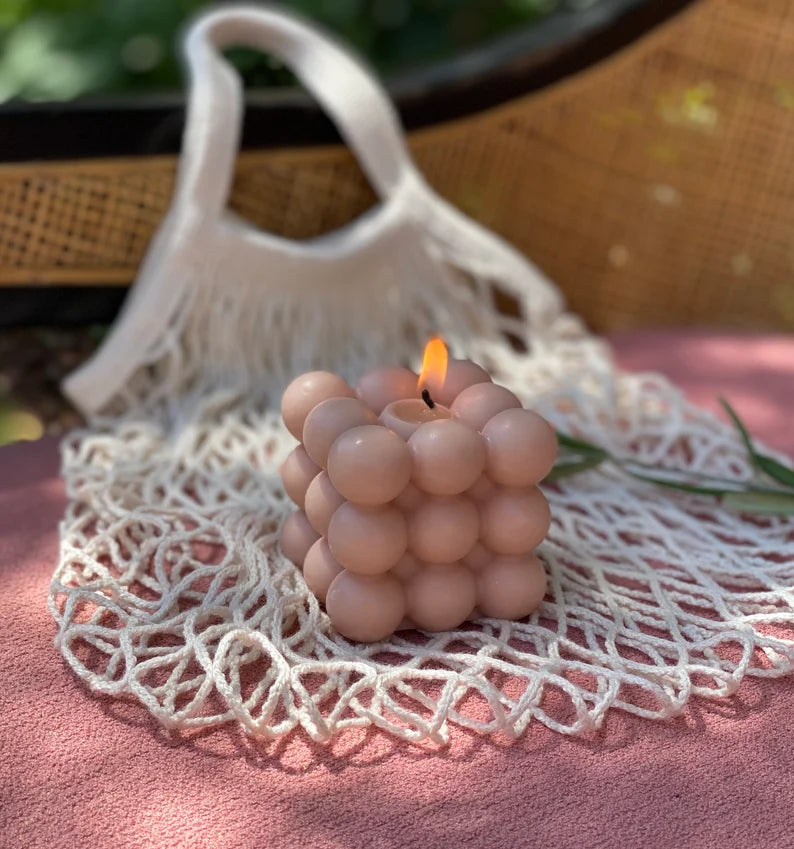 Pastel Bubble candle