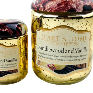 H&H Sandalwood & Vanilla Jar Candle