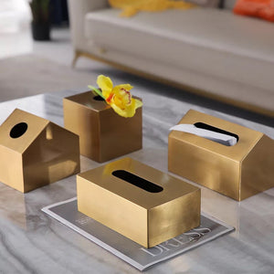 Modern Golden Tissue box