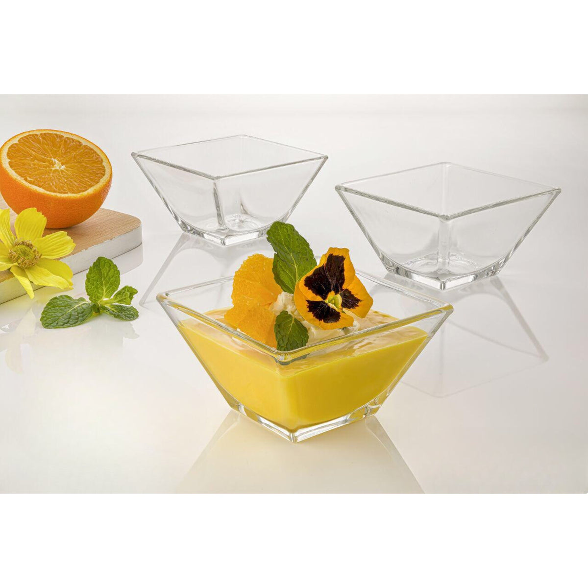 Serving Glass Bowl Set