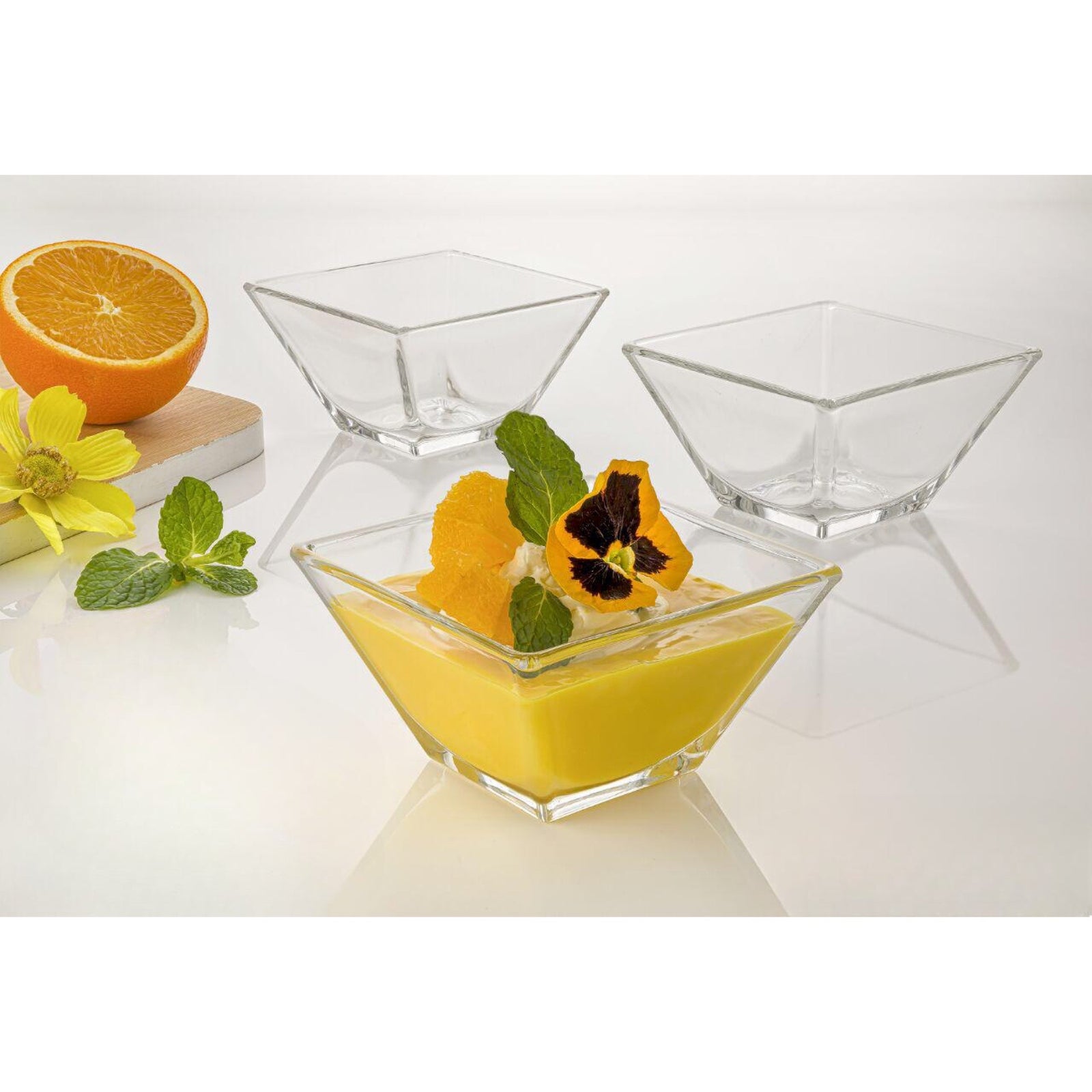 Serving Glass Bowl Set