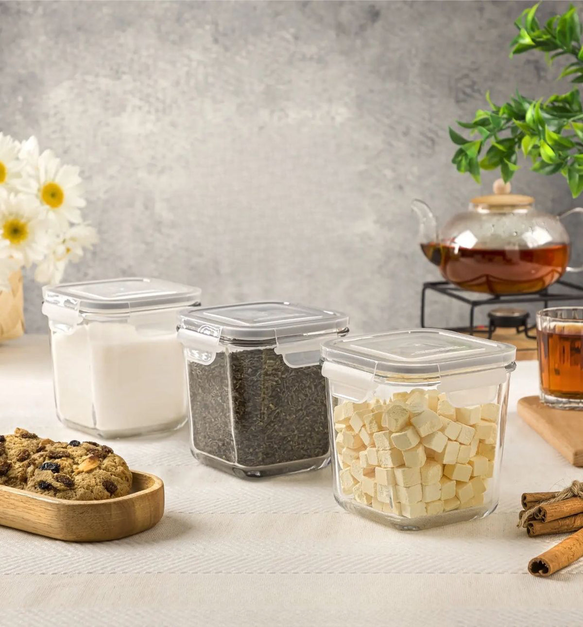 Glass SNACK CONTAINER