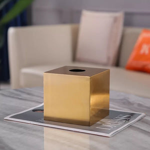 Modern Golden Tissue box