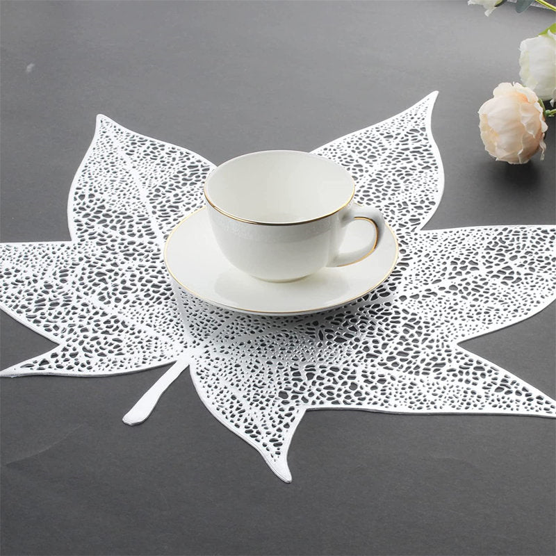 Golden Leafe Shaped Place mat (set of 2)