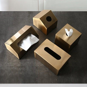 Modern Golden Tissue box