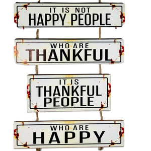 Happy People Wall Cluster Quotation