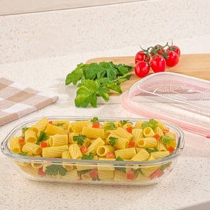 GLASS FOOD CONTAINER