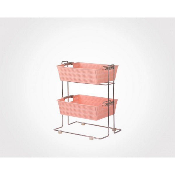 Kitchen Rectangle 2 Step Storage Basket