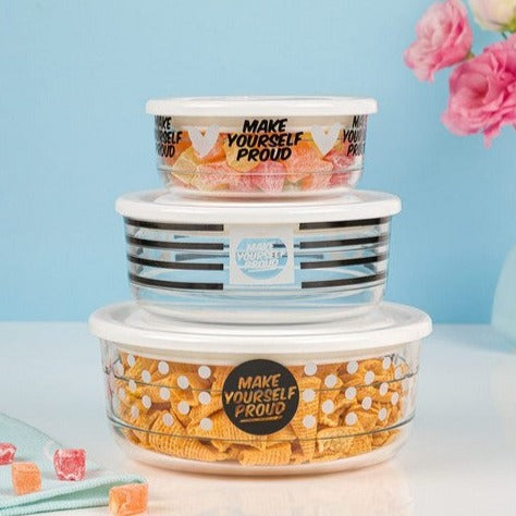 COOL GLASS CONTAINER SET