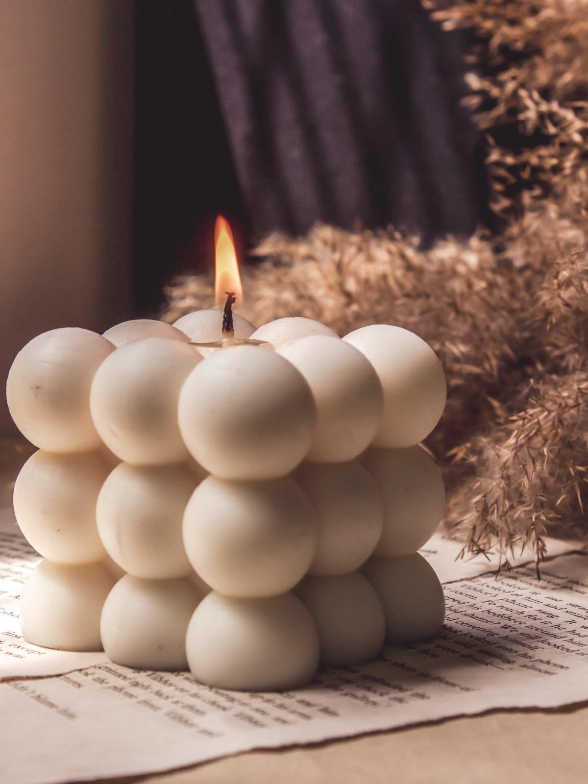 Pastel Bubble candle