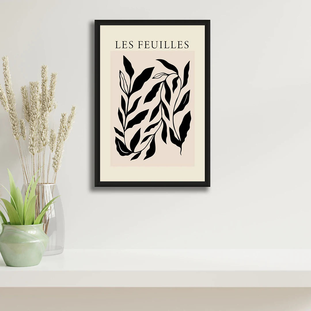 LES FEUILLES ABSTRACT ART